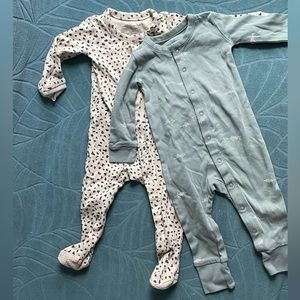 Colored organics sleepers - 2 pieces